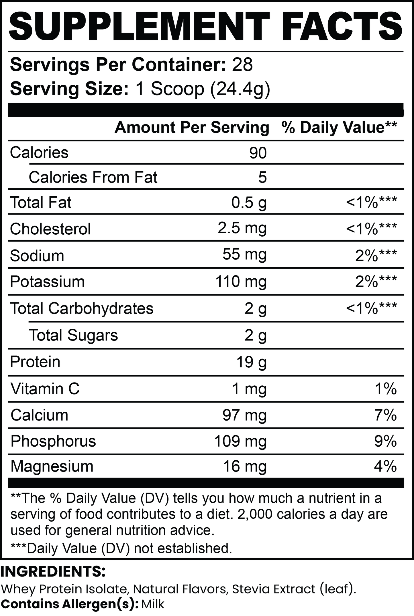 Vegan Pea Protein Isolate (Vanilla)